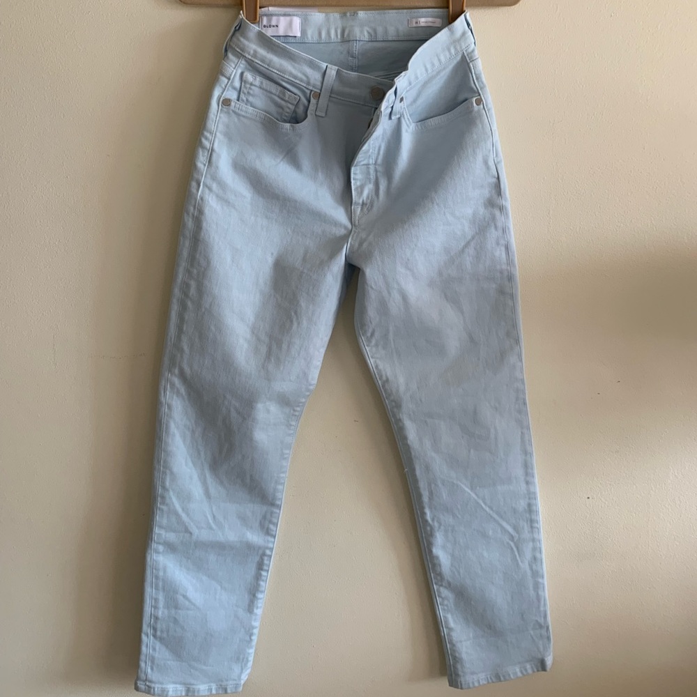 BLDWN NWT Vintage Straight  Pool/Light Blue SZ 28